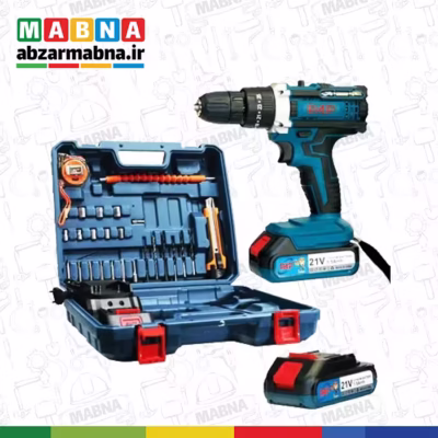 دریل شارژی چکشی 21 ولت پی ای پی مدل CID-2126