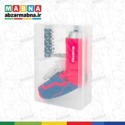 WORKPRO 11PC 3.6V LI-ION USB کیت پیچ گوشتی قابل شارژ قابل شارژ-قرمز