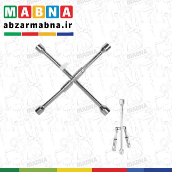 آچار چرخ چهار پر تاشو یونیورسال ورک پرو مدل wp314003 - Image 2