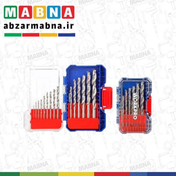 ست 15 عددی مته HSS ورک پرو مدلwp409010 - Image 2