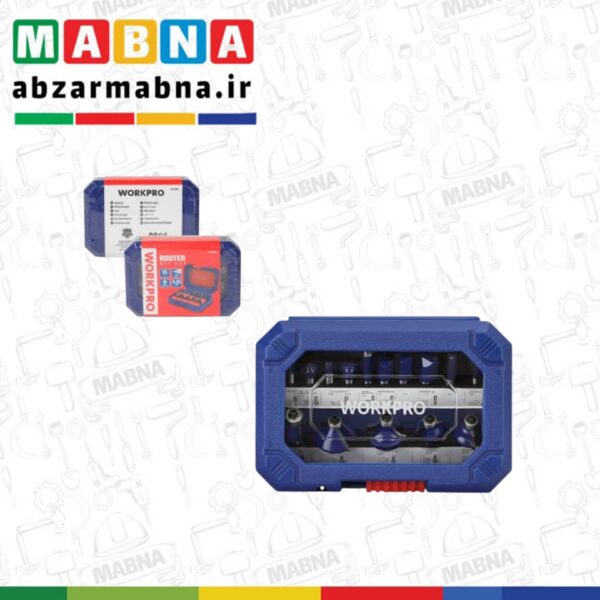 ست تیغه اور فرز نجاری 15 عددی ورک پرو مدلwp402303 - Image 2