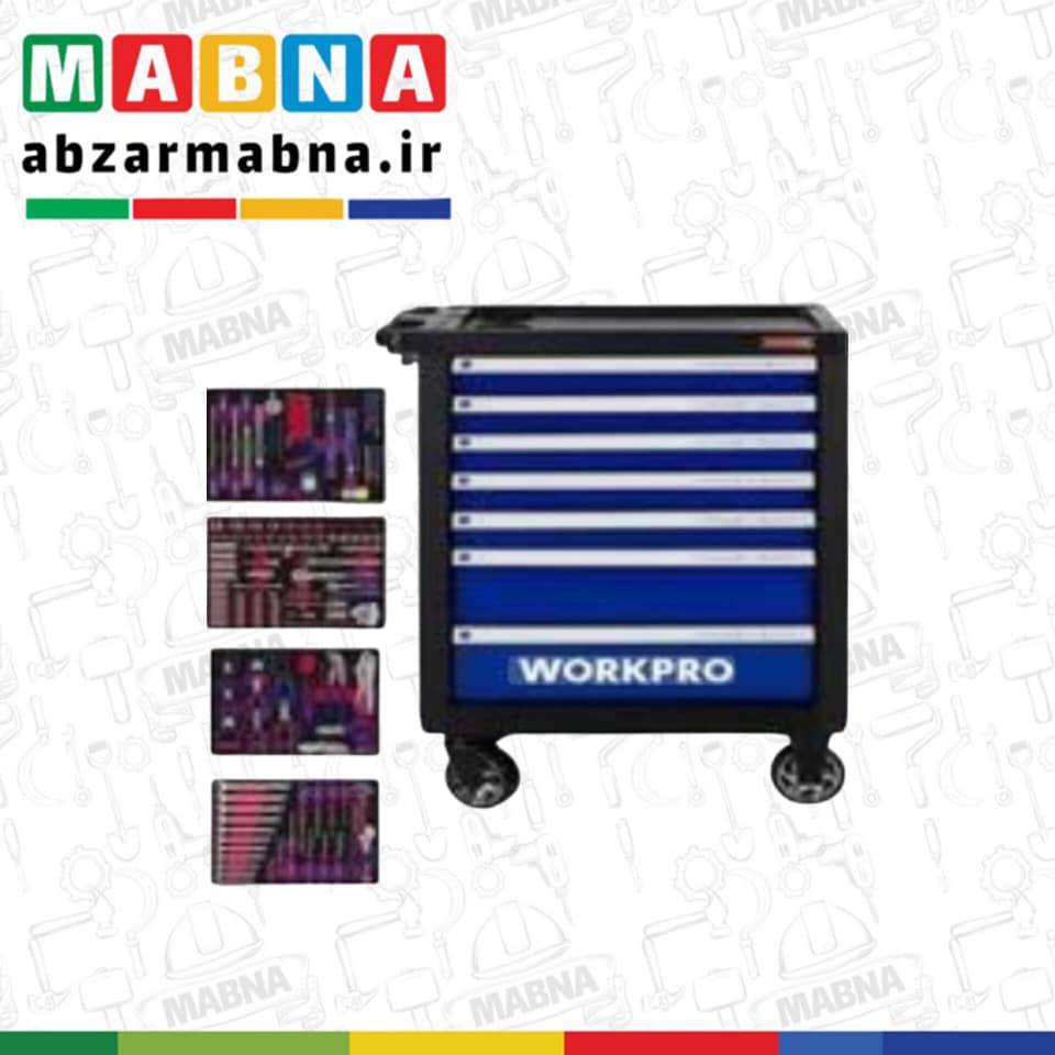 b977c878-786b-4e34-9609-d8a6a20cbc96 جعبه ابزار7 کشو ورک پرو مدل WP285002 - Image 3