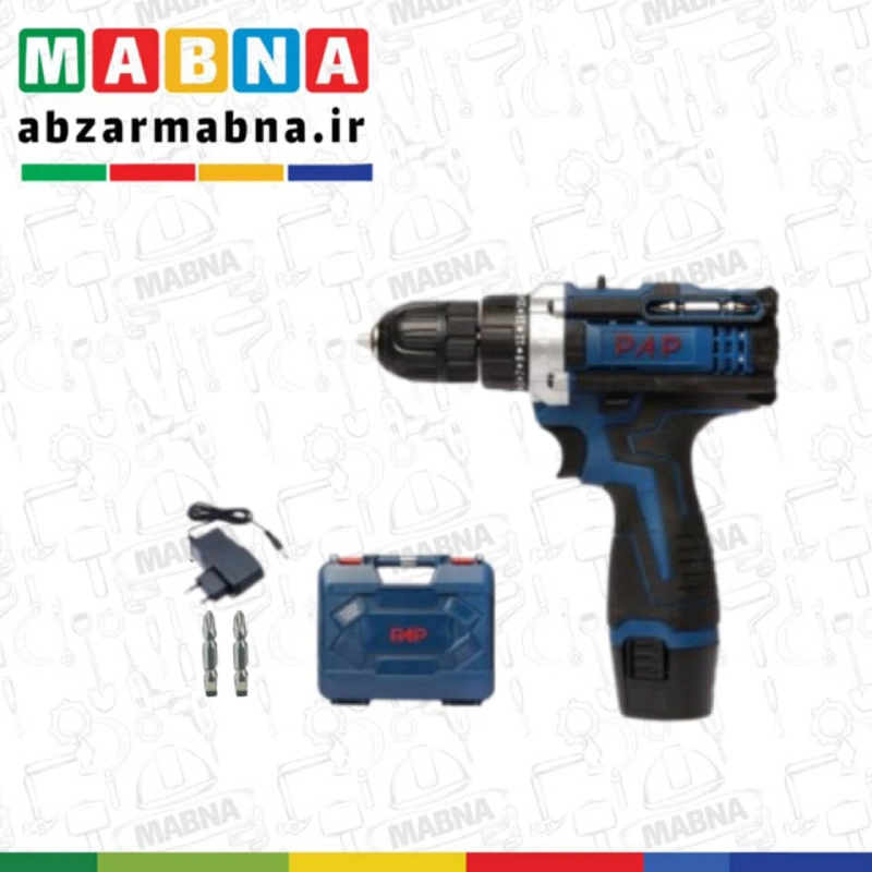 دریل شارژی 12ولت لیتیوم پی ای پی CD_1201